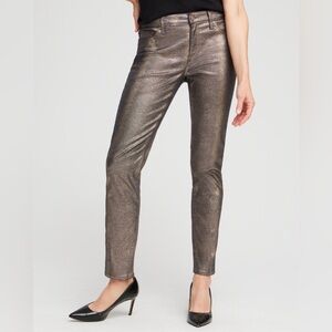 Eric Jenny Tummy Control Sparkled Chocolate Jeans Size 8
